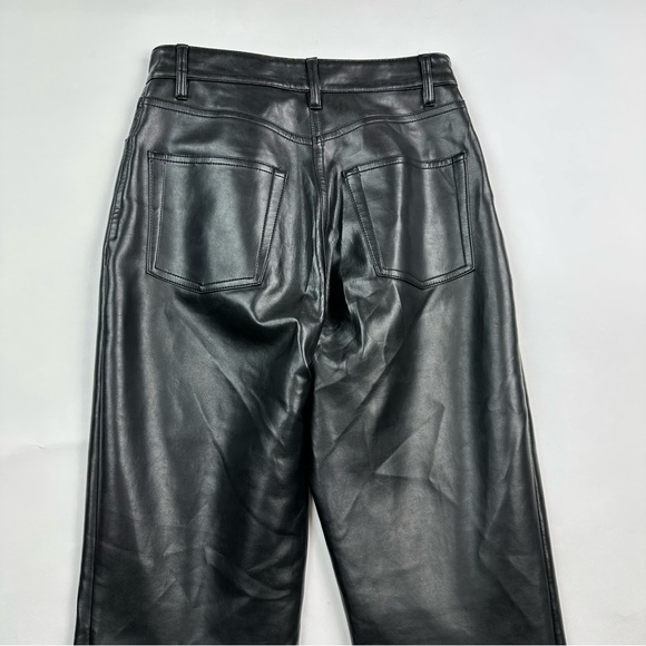 Aritzia Wilfred Vegan Leather Melina Pants Size 0 - Picture 8 of 10